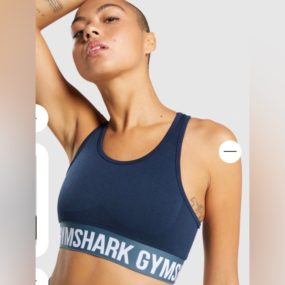 Gymshark Navy Flex Support Bra Size XS or S